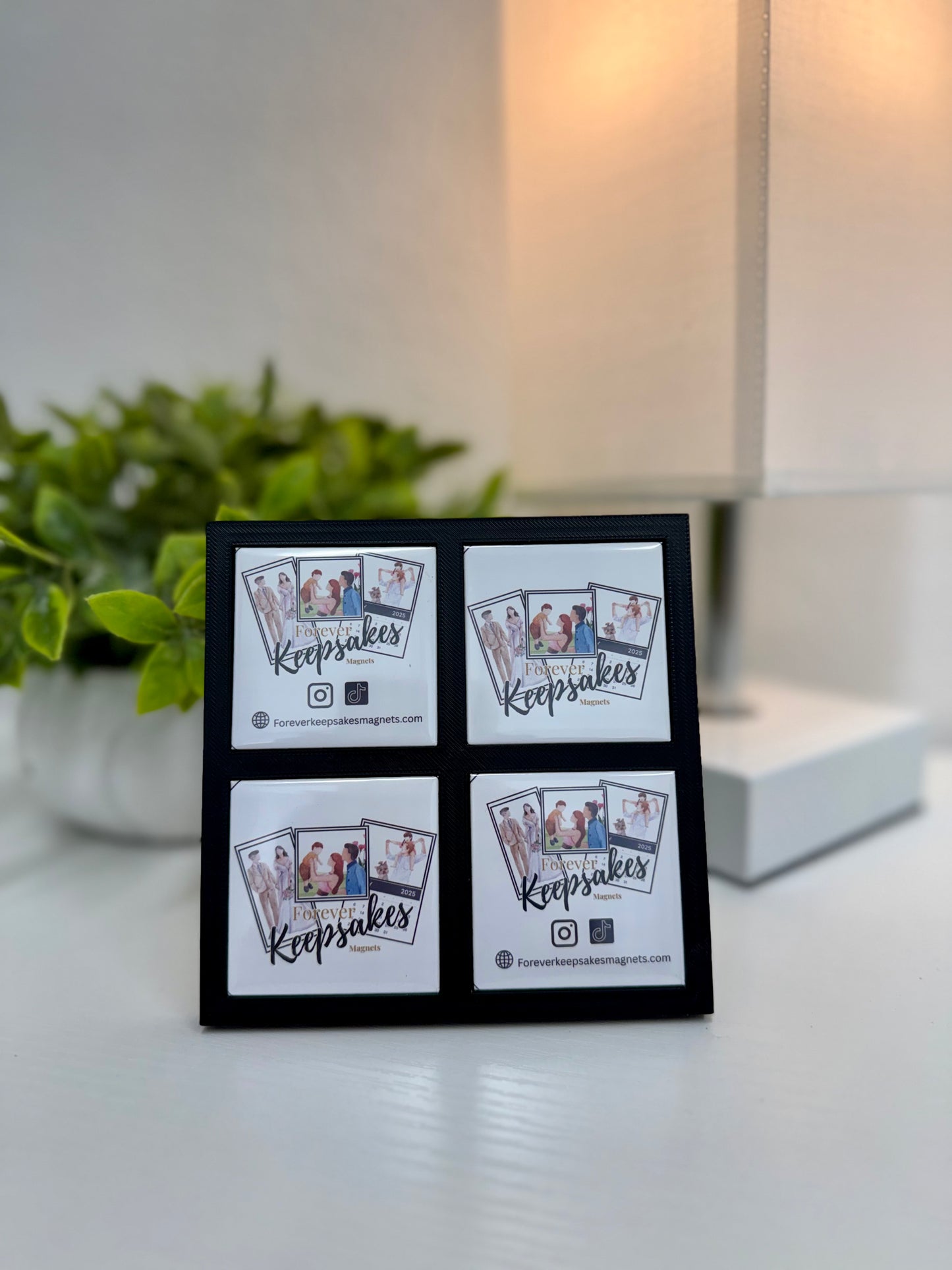 Photo Magnet Display Frame (Fits 2”x2” Magnets)